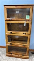 Bookcase 60 inches high 29 inches wide 13 inches
