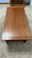 Coffee table 46 inches long 16 inches high, 24