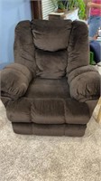 Brown electric recliner chair