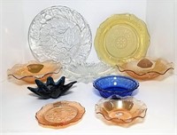 Iridescent Carnival Glass & More