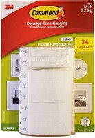 New Command Indoor Picture Hanging Strips 34