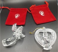 WATERFORD CRYSTAL ANGEL ORNAMENTS