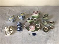 Lot of Mini Tea Sets and Teapots