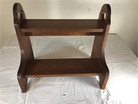 Wooden Tabletop Display Shelf/bench