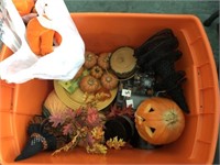 Lot of Various Halloween and Fall Decorations