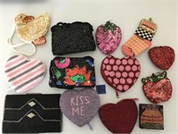 Lot of Beaded Coin Purses and More
