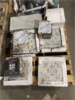 Pallet of Mixed Tiles