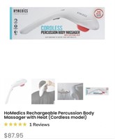 HoMedics Rechargeable Percussion Body Massager