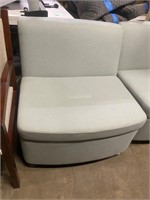 Pale green contemporary side chair JSI Office
