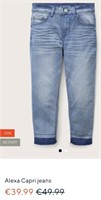 Sz 28 Slim Alexa Capri jeans - Tom Tailor
