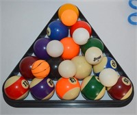 Pool Balls & Ping Pong Balls Missing 9 Ball