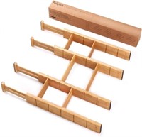 POLYWIT BAMBOO DRAWER DIVIDER SYSTEM