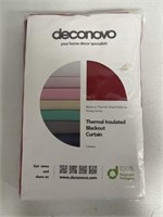 SIZE 38X54 IN DECONOVO THERMAL INSULATED CURTAIN