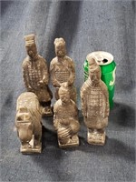 Lot of Egyptian Figures, Horse Decor