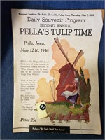 1936 2nd Annual Pella Tulip Time Souvenir Program