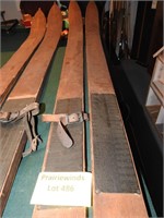 Vintage Wood Snow Skis