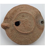 Ancient Terra Cotta Oil Lamp