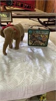 Bonanza lunch box and elephant