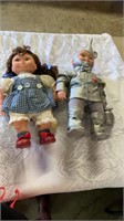 Wizard of oz  Dorothy and Tim man doll