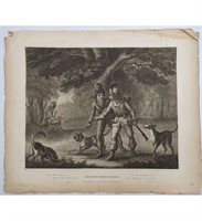 William Henry Bunbury 1750-1811 Etching "Jaques D
