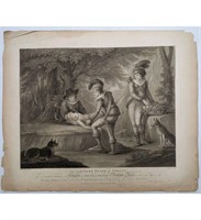 William Henry Bunbury 1750-1811 Etching "The Supp