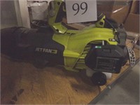 Ryobi jet fan leaf blower gas tested