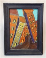 Cityscape Oil Painting
