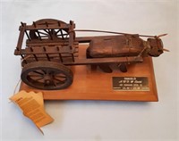 Rare Metis Red River Cart Award