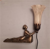 Art Nouveau Lady Lamp