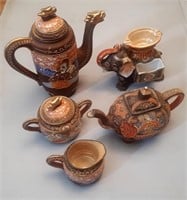 Antique Satsuma Tea Set