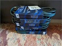 6 New Extension Cords