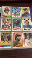 Binder of Vintage Baseball Cards