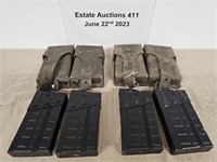 4 Century 308 Cal Magazines With Pouches