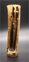 8.5" AFRICAN WOOD CARVING - ART