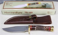 FROST CUTLERY TROPHY STAG HUNTING KNIFE TS-169