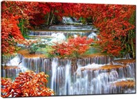 Nachic Wall Nature Pictures Autumn Waterfall
