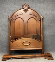 Antique Walnut Victorian Bed