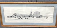 Signed and Numbered Print, B-52 Bomber