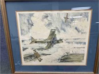 Signed and Numbered Print of Air Battle WWI