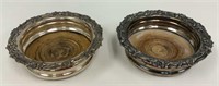 Antique English Wine or Champagne Coasters