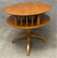 Vintage MCM Two-Tier Accent Table