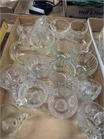Lot of vintage glass cups