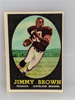 1958 Topps Jim Brown RC HOF 62 Football Card
