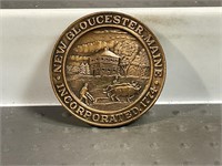 New Gloucester, Maine bicentennial medallion