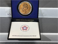 1972 bronze Bicentennial medal