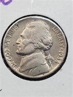 AU 1938 Jefferson Nickel