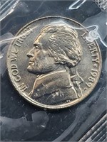 Uncirculated 1989 Jefferson Nickel In Mint Cello