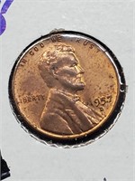 AU 1957-D Wheat Penny