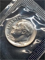 Uncirculated 1984 Roosevelt Dime In Mint Cello