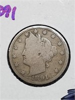 1891 V-Nickel